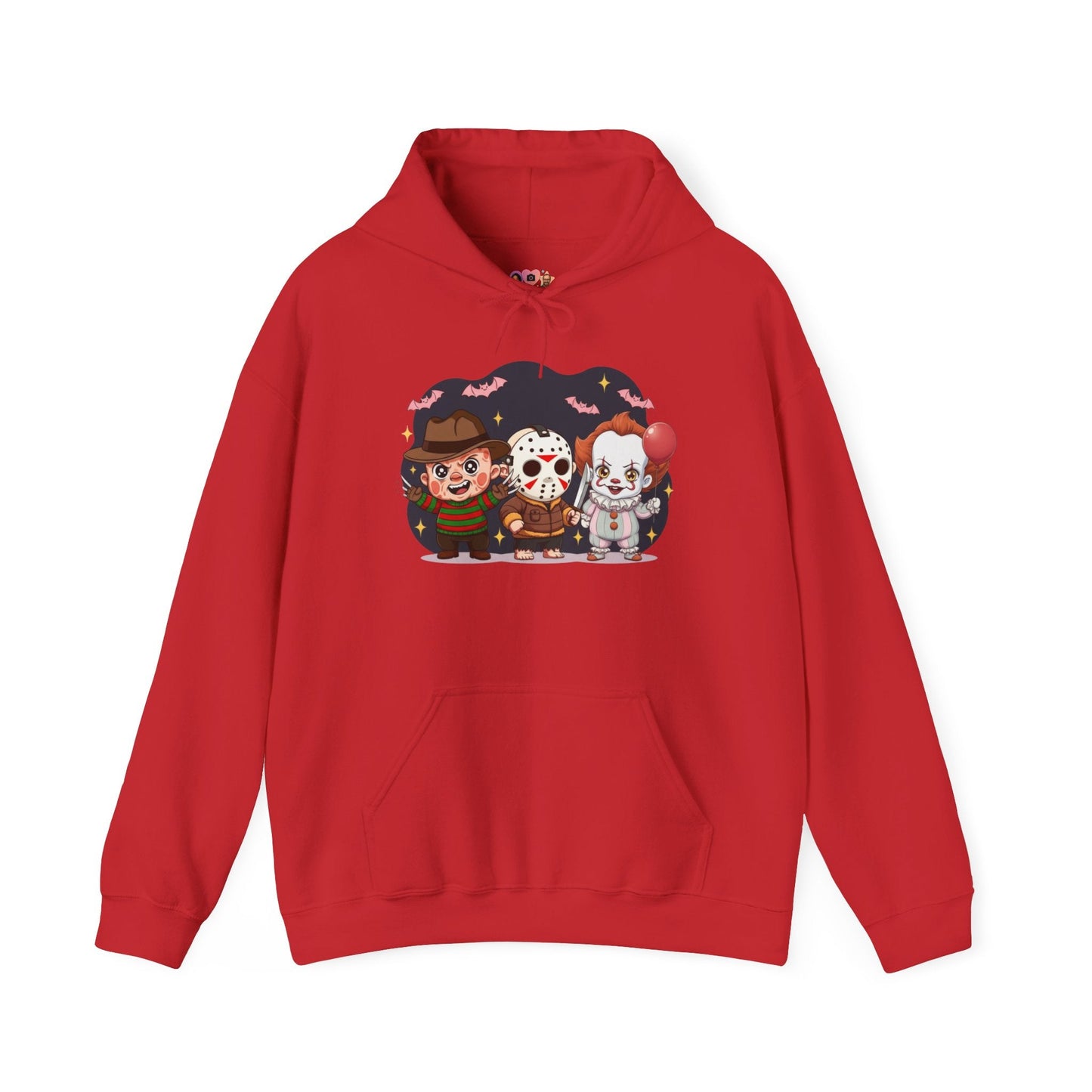 Nightmare Squad Halloween Hoodie | Unisex Heavy Blend™ Sweatshirt | Cozy Cotton - Poly Fleece Front & Back Print – Custom Hoodie by PixelCraft360, unique decoration for events and special gifts