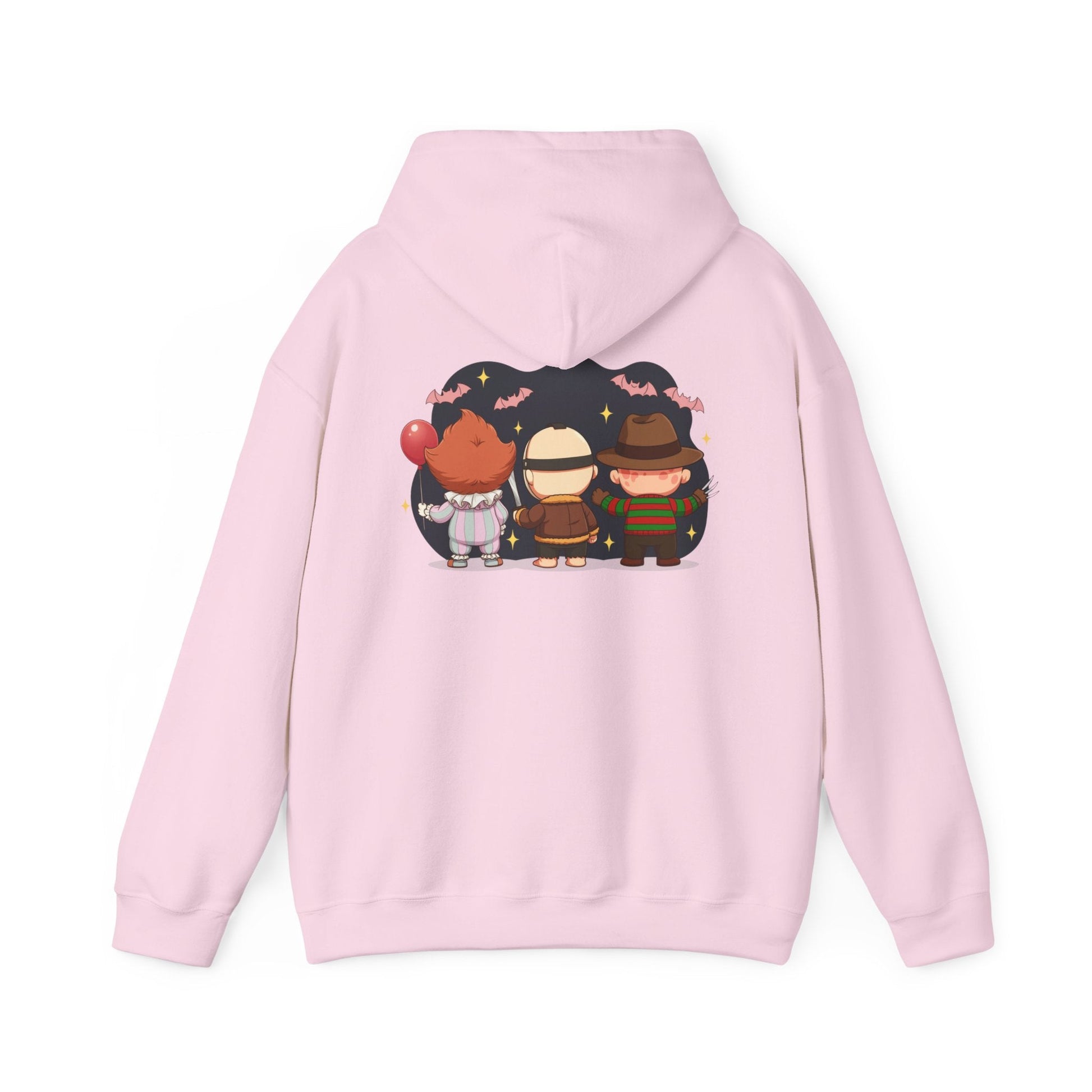 Nightmare Squad Halloween Hoodie | Unisex Heavy Blend™ Sweatshirt | Cozy Cotton - Poly Fleece Front & Back Print – Custom Hoodie by PixelCraft360, unique decoration for events and special gifts