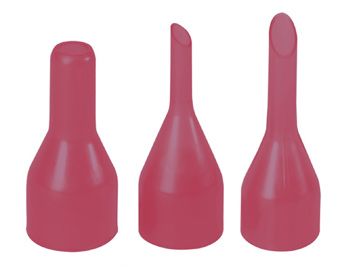 Red Inflator Nozzles - 3-Pack - Image 1