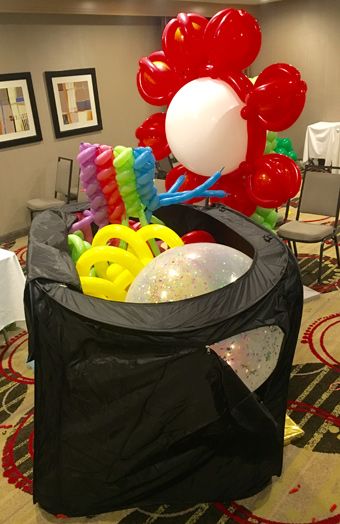 Balloon Transporter Black 4' x 4' x 4' - Image 1