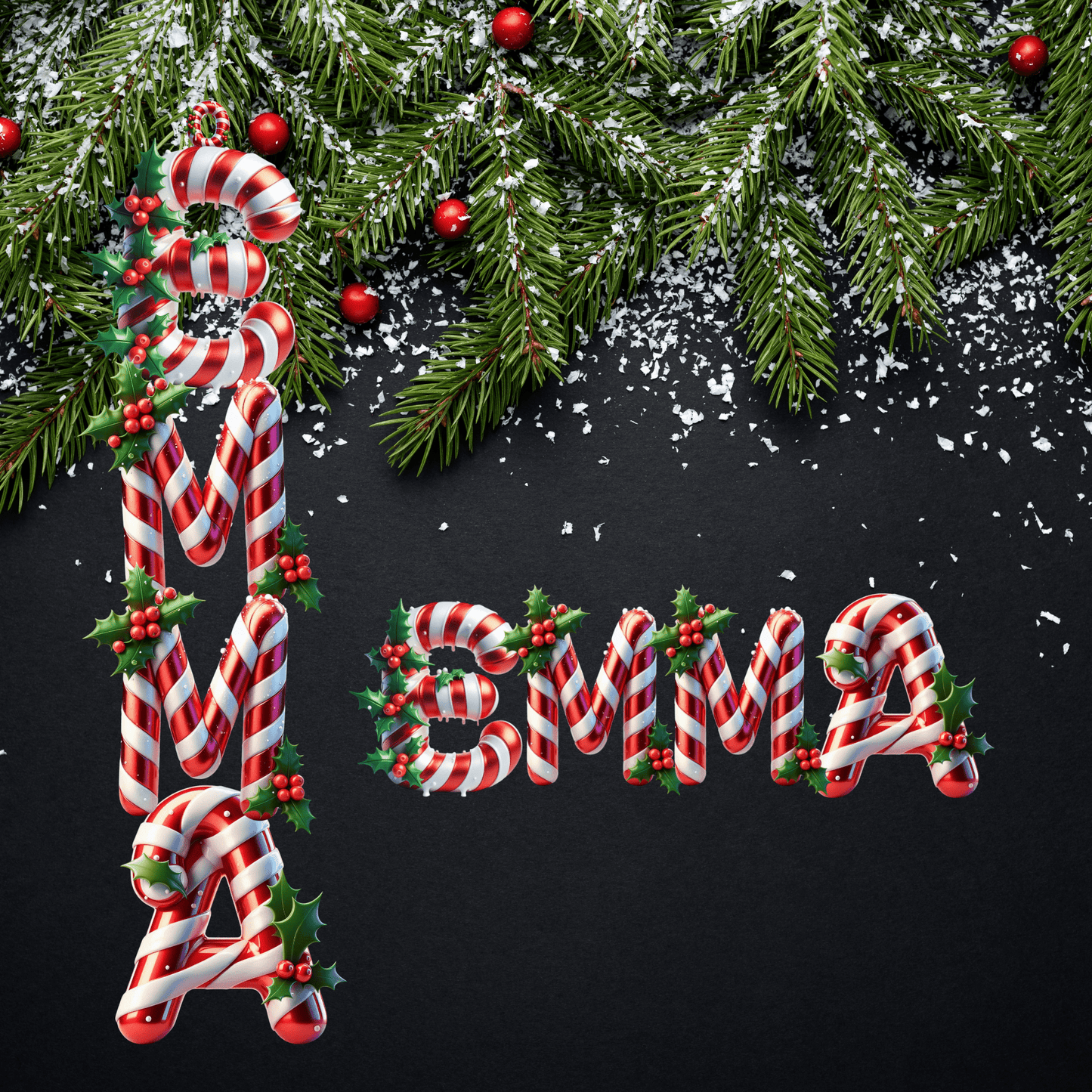 Personalized Christmas Name Ornaments – Wood or Acrylic – Custom Holiday Decorations – Custom Home Decor by PixelCraft360, unique decoration for events and special gifts