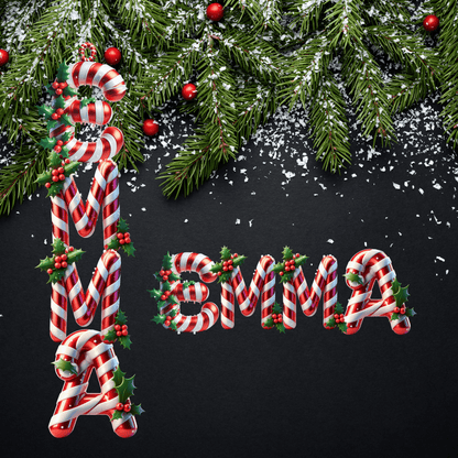 Personalized Christmas Name Ornaments – Wood or Acrylic – Custom Holiday Decorations – Custom Home Decor by PixelCraft360, unique decoration for events and special gifts