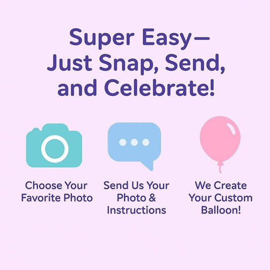 Personalized Round Shaped 18" Foil Balloons for All Events | Premium Custom Photo Balloon – Custom Foil Balloon by PixelCraft360, unique decoration for events and special gifts