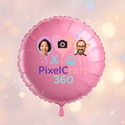 Personalized Round Shaped 18" Foil Balloons for All Events | Premium Custom Photo Balloon – Custom Foil Balloon by PixelCraft360, unique decoration for events and special gifts