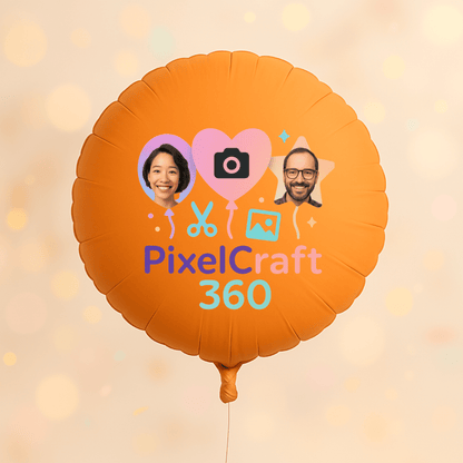 Personalized Round Shaped 18" Foil Balloons for All Events | Premium Custom Photo Balloon – Custom Foil Balloon by PixelCraft360, unique decoration for events and special gifts