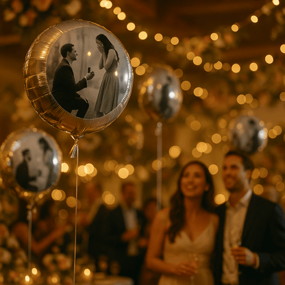 Personalized Round Shaped 18" Foil Balloons for All Events | Premium Custom Photo Balloon – Custom Foil Balloon by PixelCraft360, unique decoration for events and special gifts