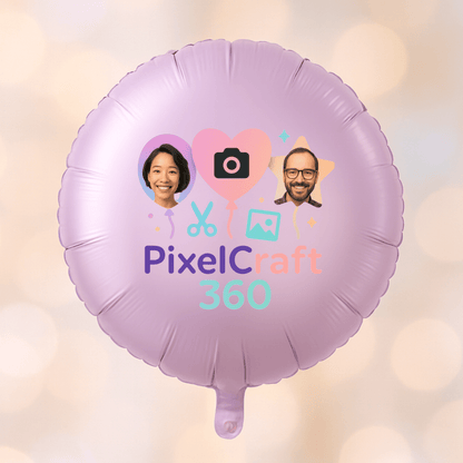 Personalized Round Shaped 18" Foil Balloons for All Events | Premium Custom Photo Balloon – Custom Foil Balloon by PixelCraft360, unique decoration for events and special gifts