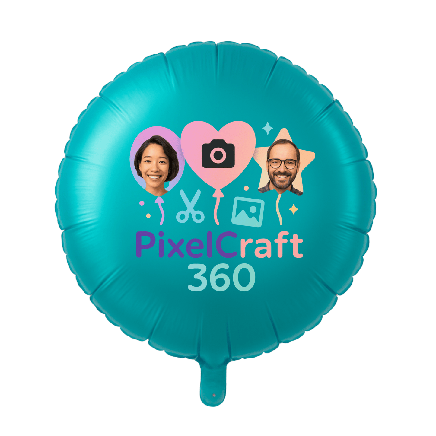Personalized Round Shaped 18" Foil Balloons for All Events | Premium Custom Photo Balloon – Custom Foil Balloon by PixelCraft360, unique decoration for events and special gifts